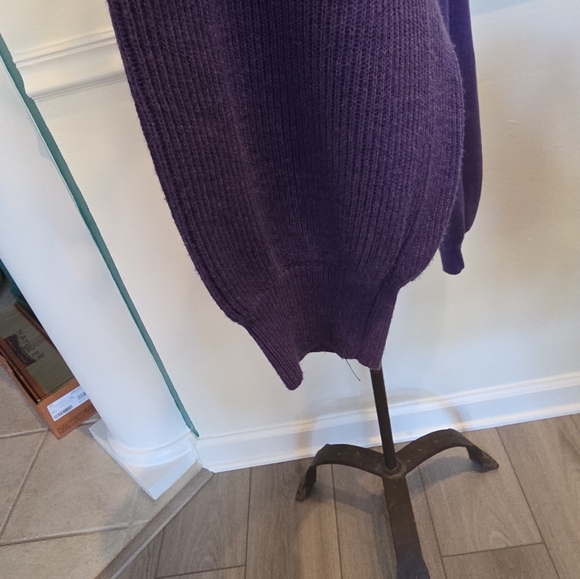 CABI #5834 Womens Extra Small Balloon Sleeve RIBBED KNIT SUNDAY CARDIGAN SWEATER - Picture 6 of 7